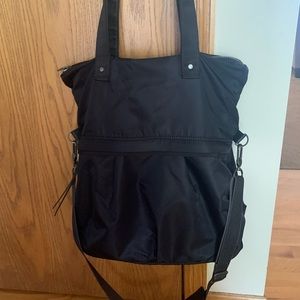 Lululemon black tote bag crossbody